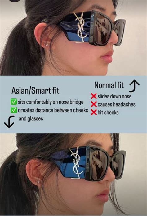 asian fit sunglasses meaning